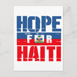 Cartão Postal Esperança para Haiti