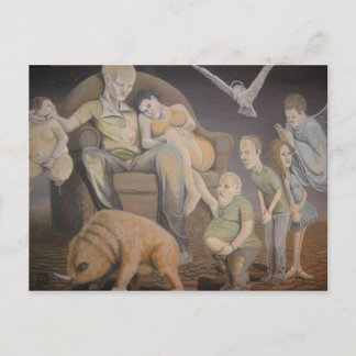 Cartão Postal Esperando