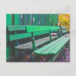 Cartão Postal Esperando os bancos do Green Park
