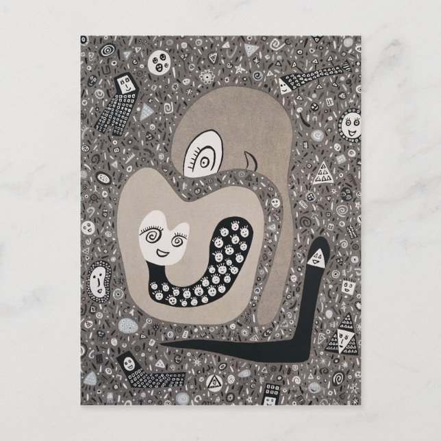 Cartão Postal Esperando um Bebê (Frente)