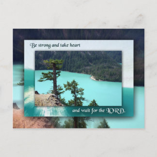 Cartão Postal Espere pelo LORD