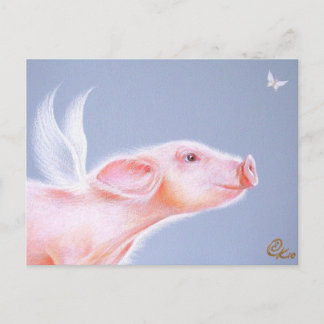 Cartão Postal Espere por mim!