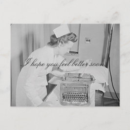 Cartão Postal Espero Que Se Sinta Melhor Em Breve