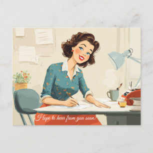 Cartão Postal Espero que você ouça em breve!