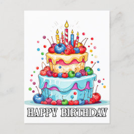 Cartão Postal Espero que você tenha um feliz aniversário