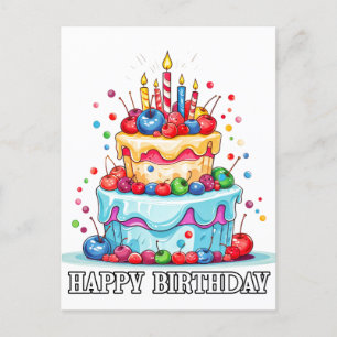 Cartão Postal Espero que você tenha um feliz aniversário