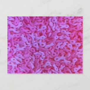 Cartão Postal Espessuras rosa de detecção de canceres da fita