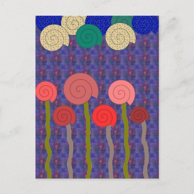 Cartão Postal espirais (Frente)