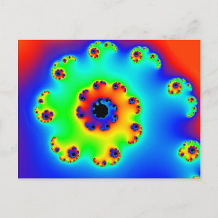 Cartão Postal Espiral da Flor 1