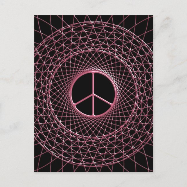 CARTÃO POSTAL ESPIRAL DE PAZ DE TINTA (Frente)