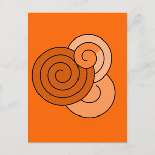 Cartão Postal espiral-designhi