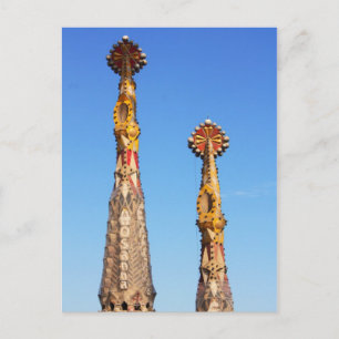 Cartão Postal Espires de Sagrada Família
