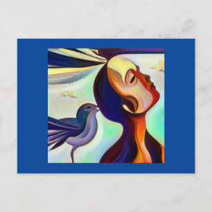 Cartão Postal Espírito Animal Hummingbird 2