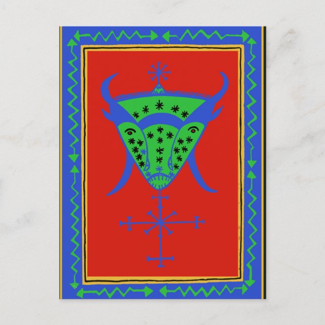 Cartão Postal Espírito BoSou VooDoo (Frente)