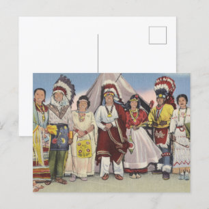 Cartão Postal Espírito das planícies ocidentais