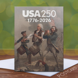 Cartão Postal Espírito de 76 - 250º Aniversário da América