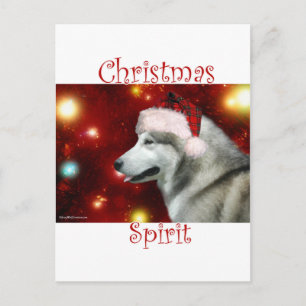 Cartão Postal Espírito de Malamute no Alasca