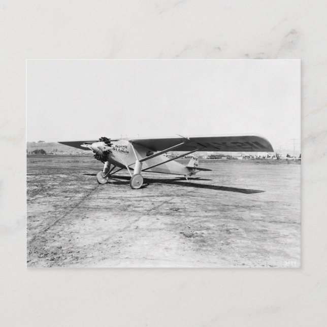 Cartão Postal Espírito de Rua Louis (Lindbergh) (Frente)