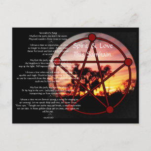 Cartão Postal Espírito de Samhain