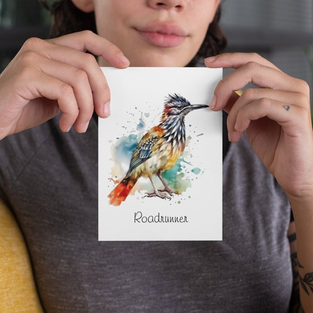 Cartão Postal Espírito do Deserto, Roadrunner sob medida de Aqua (Criador carregado)