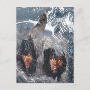 Cartão Postal Espírito Nativo no Alasca