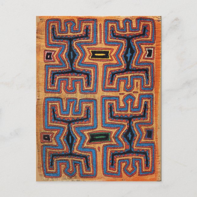 Cartão Postal Espíritos da Canoa Indiana (Frente)