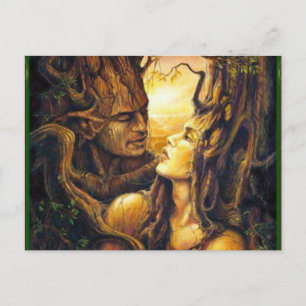 Cartão Postal Espíritos da Floresta