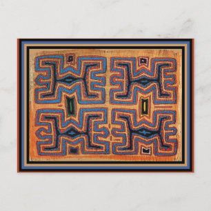 Cartão Postal Espíritos de Canoa Kuna Indiana