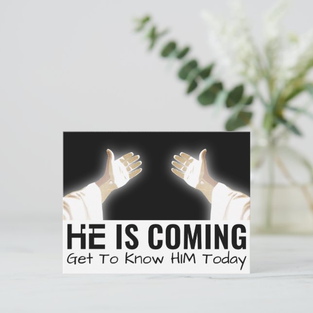 CARTÃO POSTAL ESPIRITUAL (Em pé/Frente)