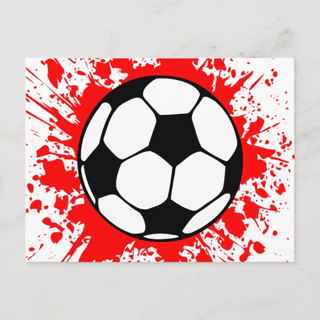 Cartão Postal esplendor de futebol. (Frente)