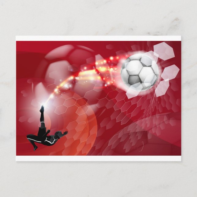 Cartão Postal Esportes de abstrato (Frente)