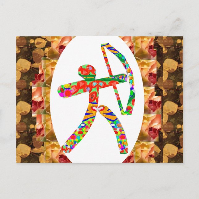 Cartão Postal Esportes do TIRO AO ARCO: Emboscada do assassino (Frente)