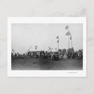 Cartão Postal Esportes esquimós em Barrow, Alasca Fotografia