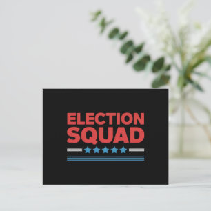 Cartão Postal Esquadrão Eleitoral Eleição 2024 Democrata Republi