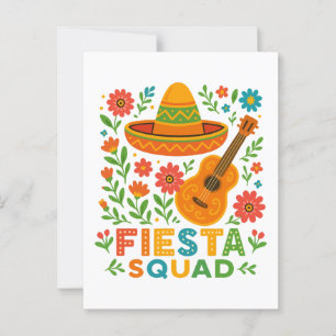 Cartão Postal Esquadrão Fiesta - Víblias do Partido Colorido