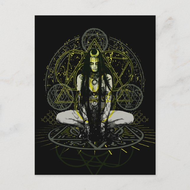 Cartão Postal Esquadrão Suicida | Círculos Mágicos de Enchantage (Frente)