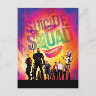 Cartão Postal Esquadrão Suicida   Orange Joker & Squad Movie Pos