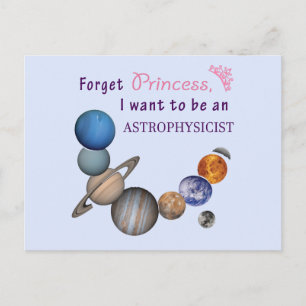 Cartão Postal Esqueça Princesa - Astrofísico