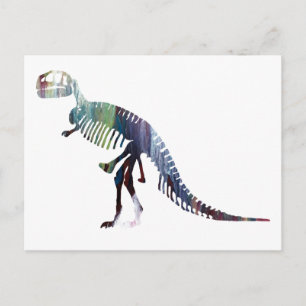 Cartão Postal Esqueleto de Tyrannosaurus