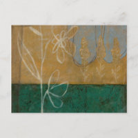 Esquema Floral com flor e plantas