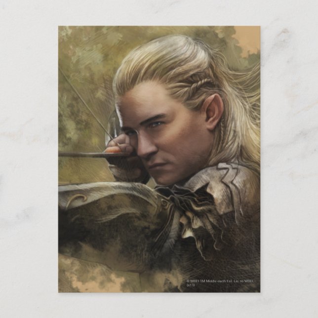 Cartão Postal Esquema LEGOLAS GREENLEAF™ (Frente)