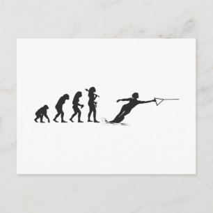 Cartão Postal Esqui aquático