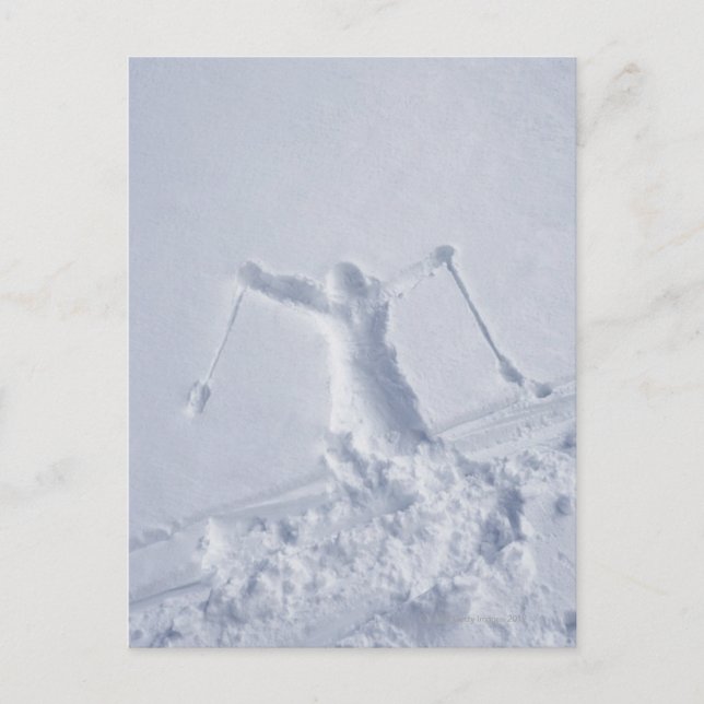 Cartão Postal Esquiadores 2 (Frente)