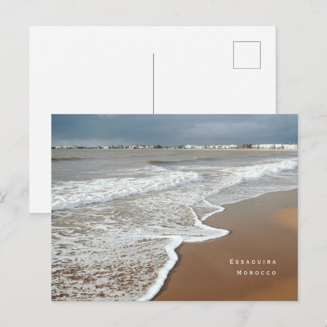 Cartão Postal Essaouira Morocco Beach Postcard (Frente/Verso)