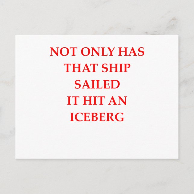 Cartão Postal esse navio navegou (Frente)