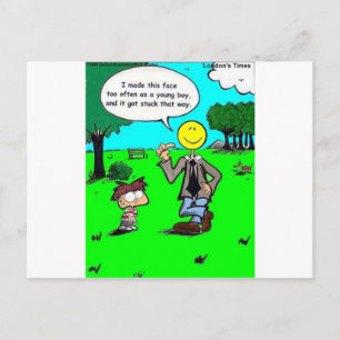 Cartão Postal Esses Rostos Felizes, Presentes e Camisetas De Car