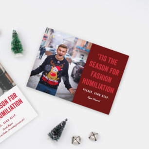Cartão Postal Esta é a estação para a humilhação da moda natal P