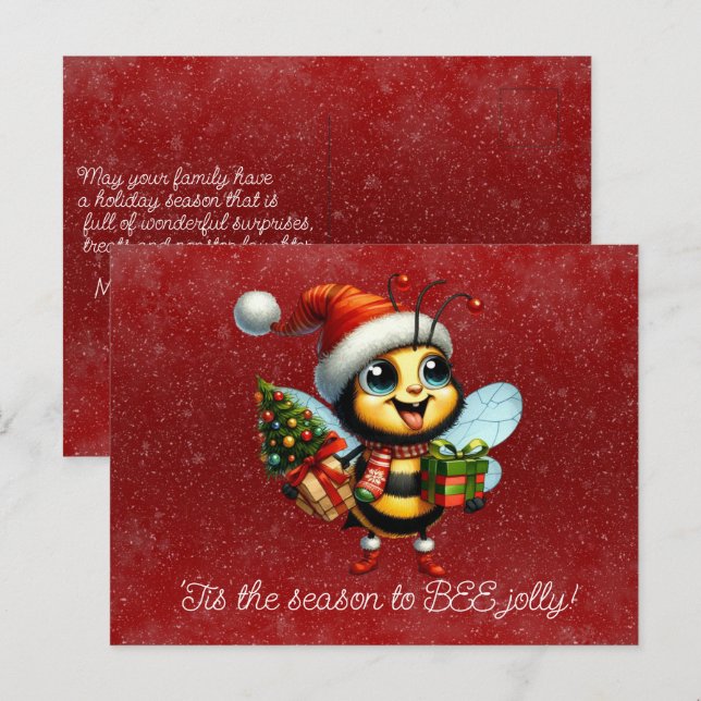 Cartão Postal Esta é a estação para BEE Jolly (Frente/Verso)