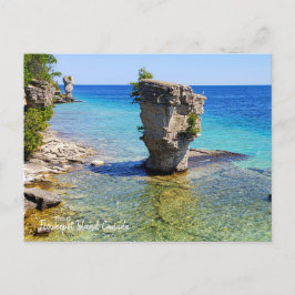 Cartão Postal Esta é a Ilha Flowerpot, Canadá