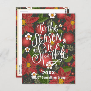 Cartão Postal Esta É A Razão Para Esmagar O Negócio Da Poinsetti